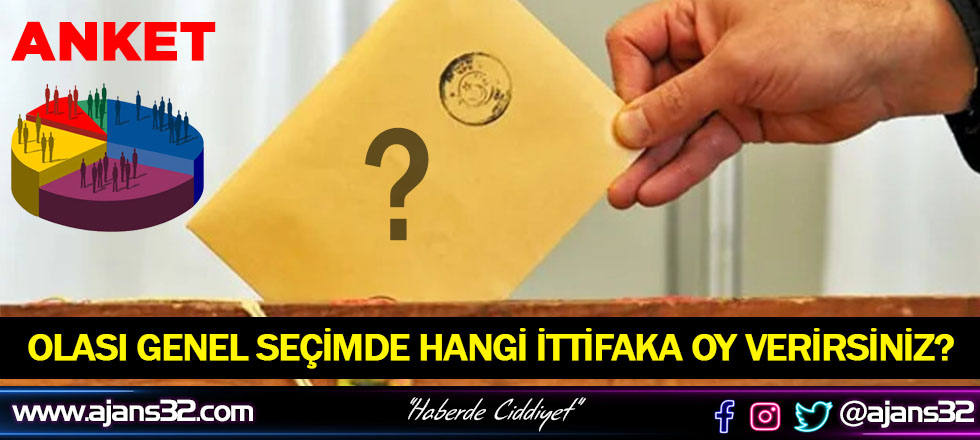 Olası Genel Seçimde Hangi İttifaka Oy Verirsiniz?