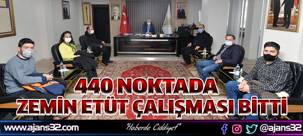 440 Noktada Zemin Etüt Çalışması Bitti