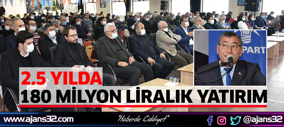 2,5 Yılda 180 Milyon Liralık Yatırım