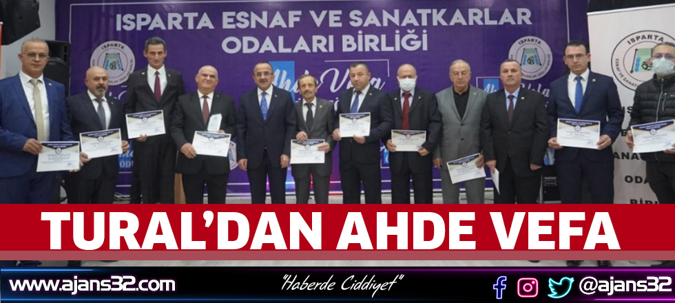 Tural’dan Ahde Vefa
