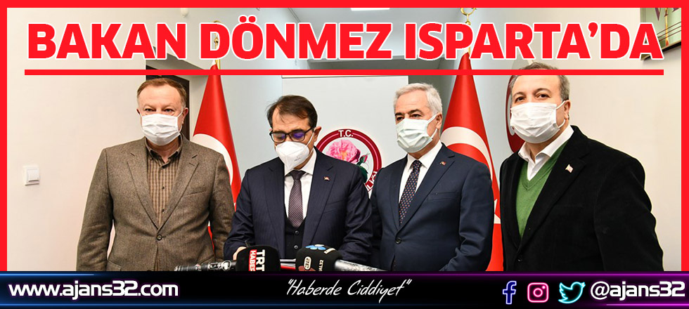 Bakan Dönmez Isparta'da