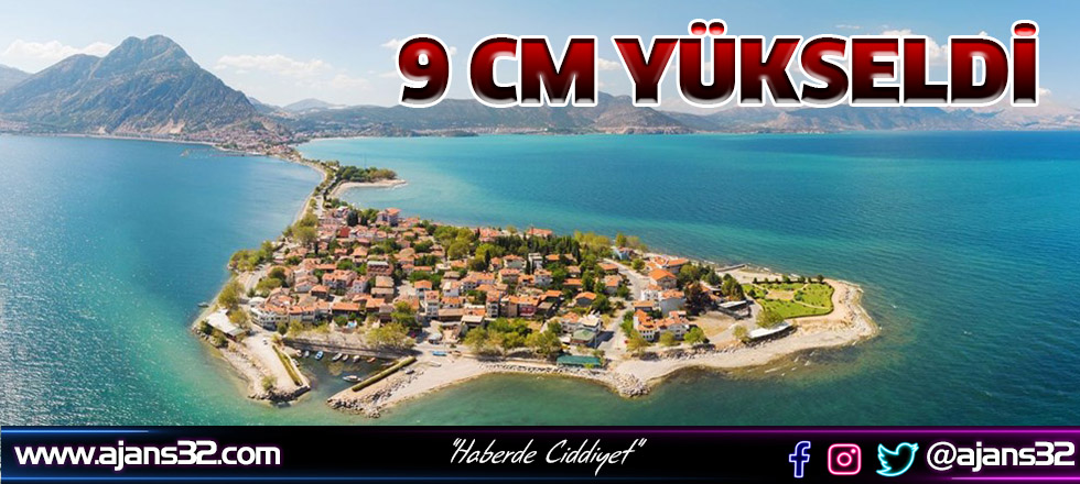 Eğirdir Gölü Su Seviyesi 9 Cm Yükseldi