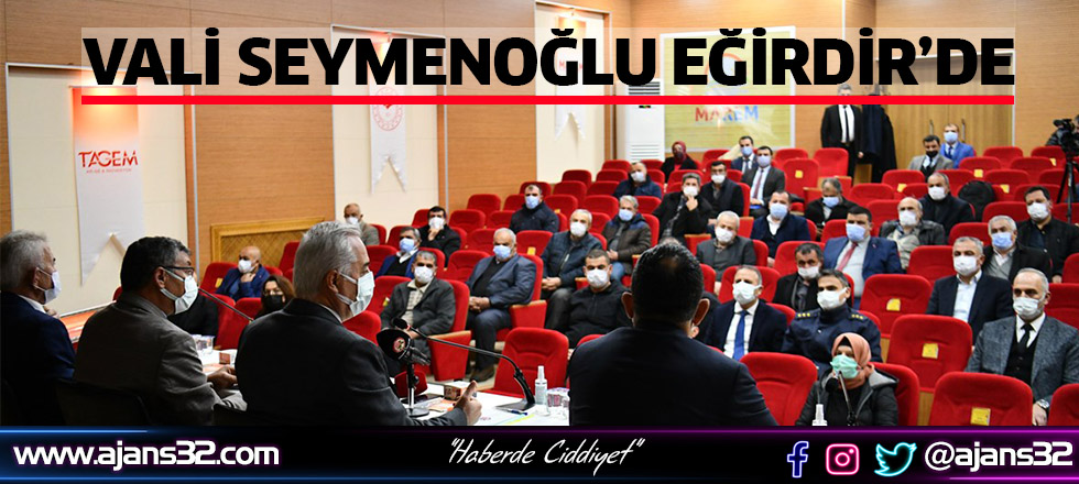 Vali Seymenoğlu Eğirdir’de