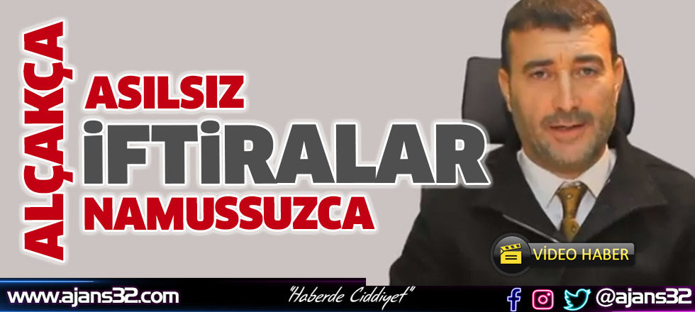 İftiralara Maruz Kaldık