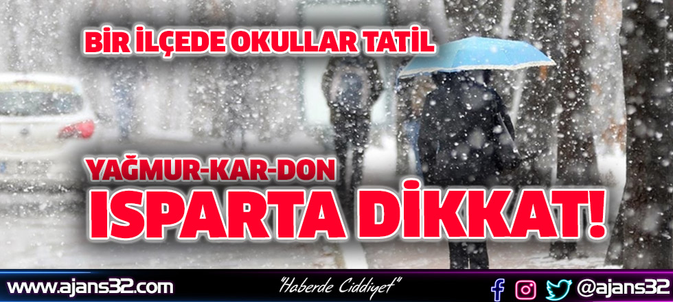 Isparta Dikkat!