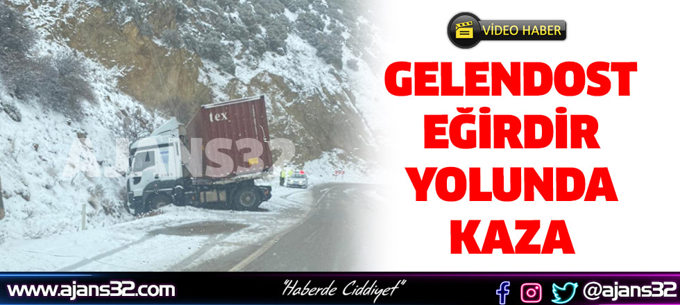 Eğirdir  - Gelendost Karayolunda Trafik Kazası