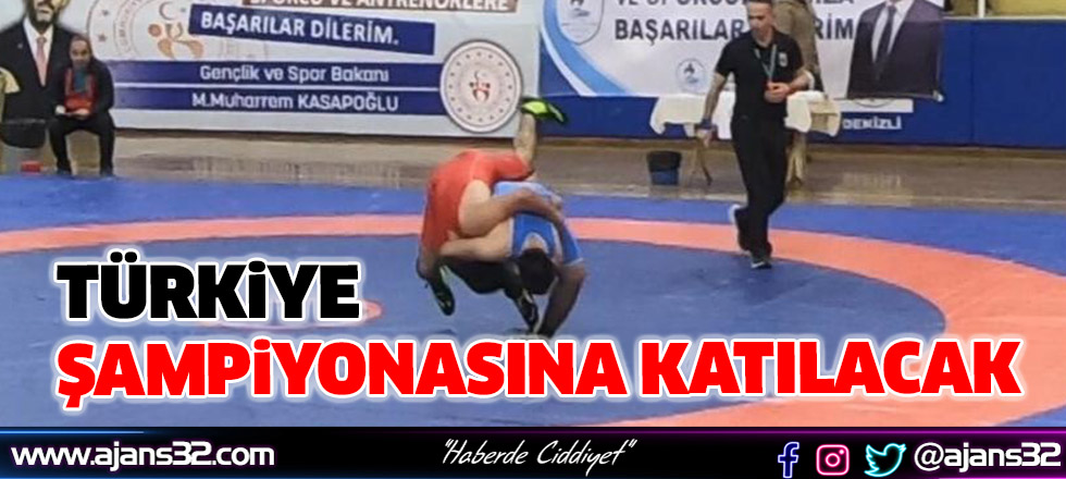 Türkiye Şampiyonasına Katılacak