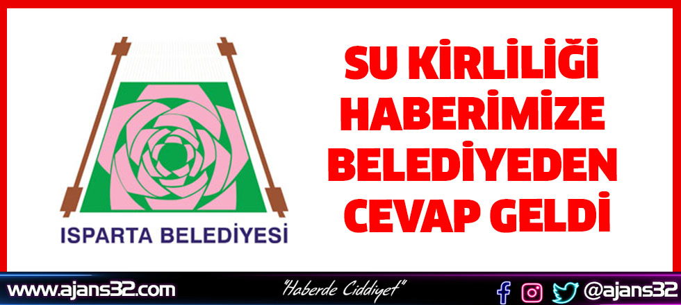 Su Kirliliği Haberimize Belediyeden Cevap Geldi