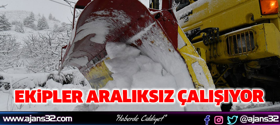 Ekipler Aralıksız Çalışıyor