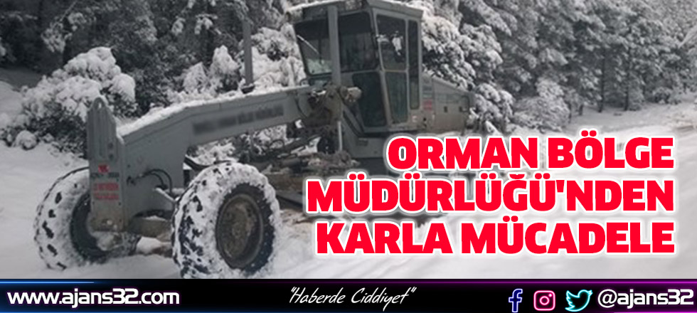 Orman Bölge Müdürlüğü'nden Karla Mücadele