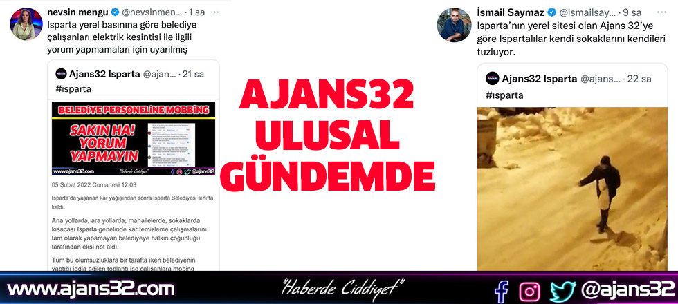 Ajans32, Ulusal Gazetecilerin Gündeminde