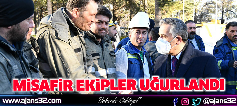 Misafir Ekipler Uğurlandı