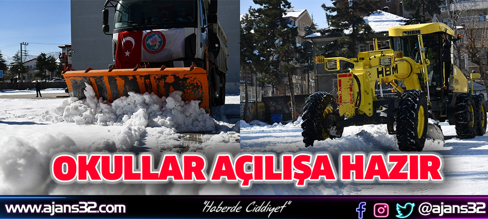 Okullar Açılışa Hazır