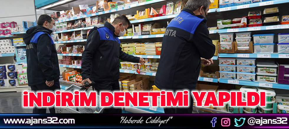 İndirim Denetimi Yapıldı