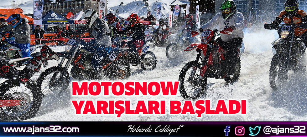 Motosnow Yarışları Başladı