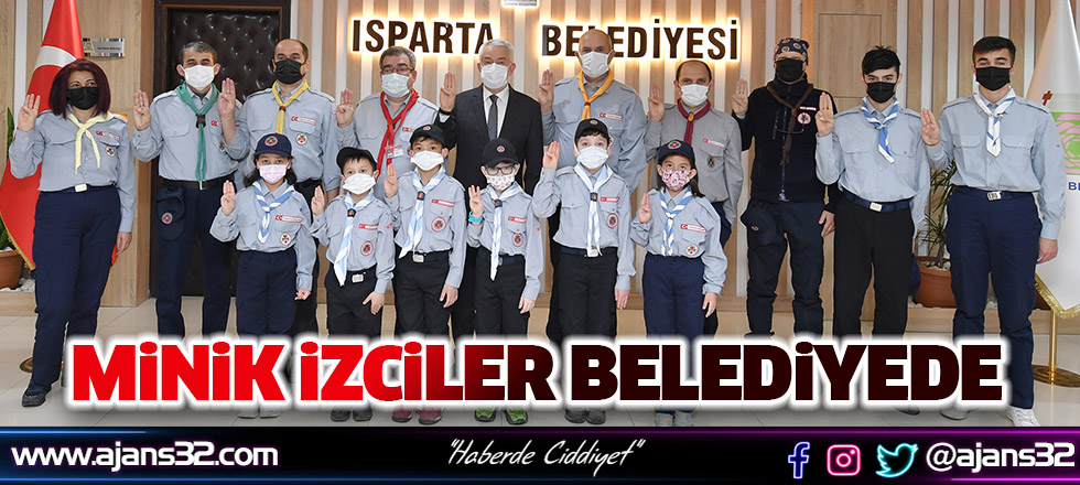 Minik İzciler Belediyede