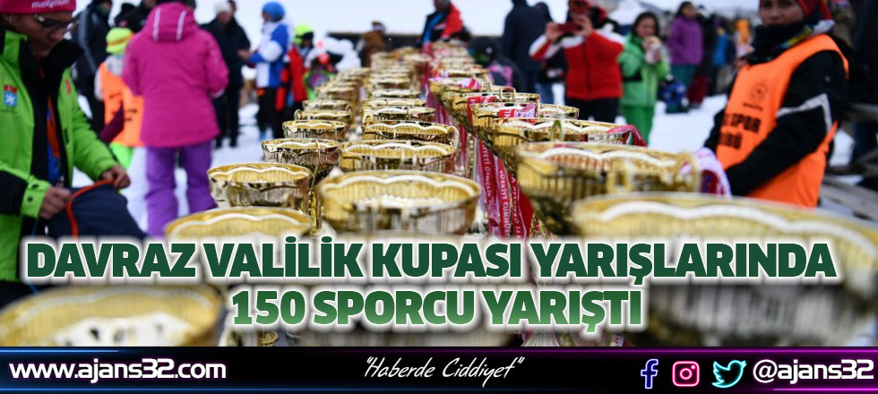 Davraz Valilik Kupası Yarışlarında 150 Sporcu Yarıştı