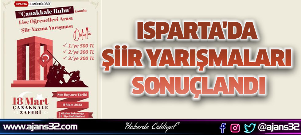 Şiir Yarışmaları Sonuçlandı