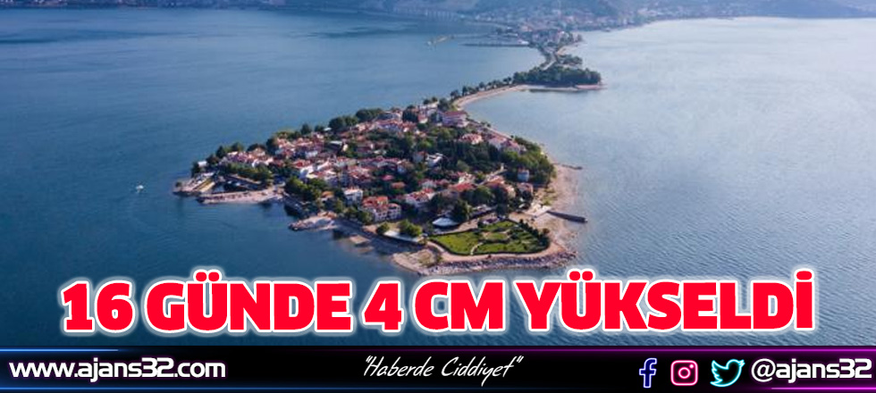 Eğirdir Gölü 16 Günde 4 Cm Yükseldi