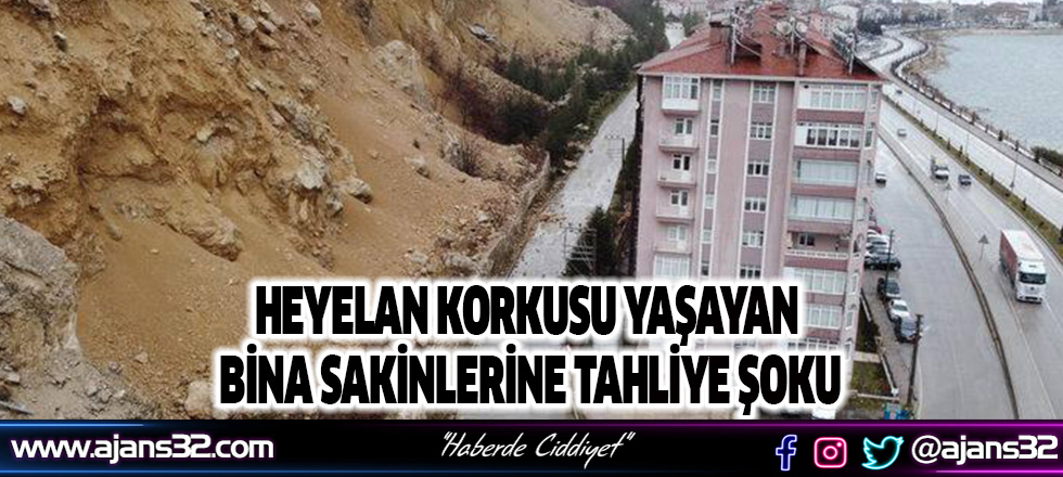 Heyelan Korkusu Yaşayan Bina Sakinlerine Tahliye Şoku