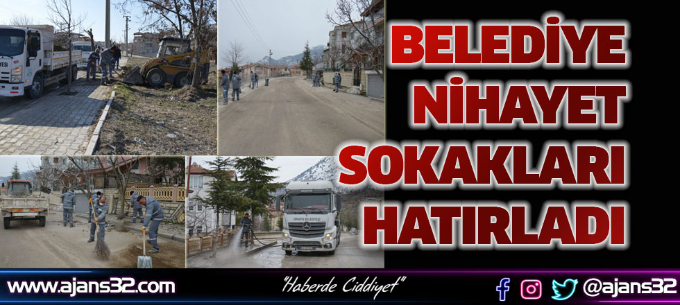 Belediye Nihayet Sokakları Hatırladı!