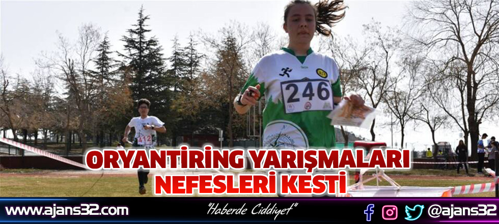 Oryantiring Yarışmaları Nefesleri Kesti