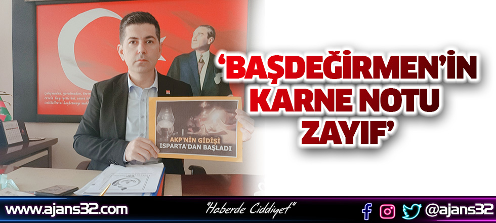 ‘Başdeğirmen’in Karne Notu Zayıf’