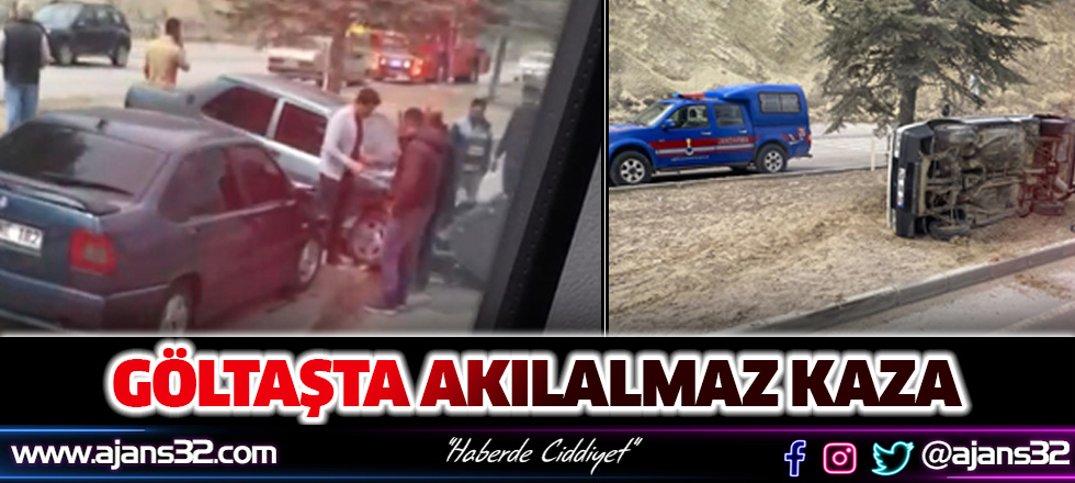 Göltaş'ta Akılalmaz Kaza