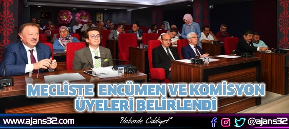 Mecliste Encümen ve Komisyon Üyeleri Belirlendi