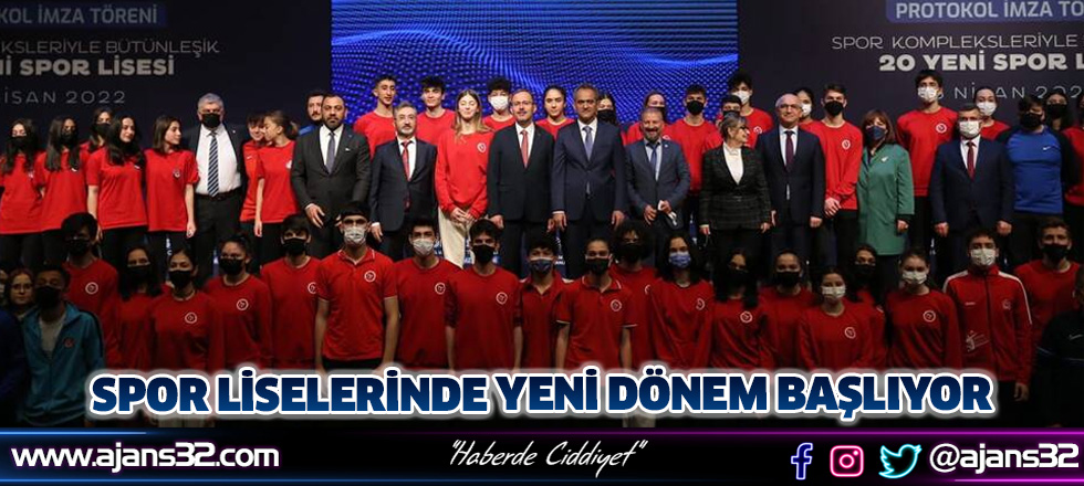 Spor Liselerinde Yeni Dönem Başlıyor