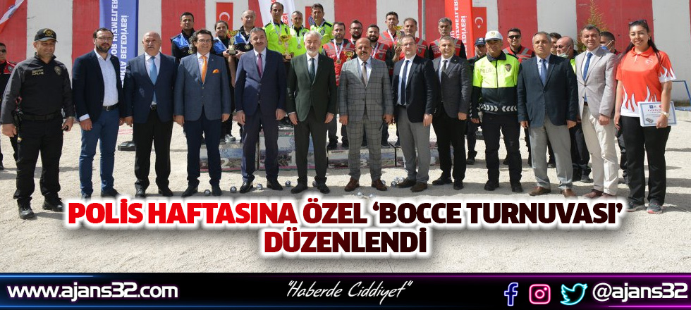 Polis Haftasına Özel 'Bocce Turnuvası' Düzenlendi