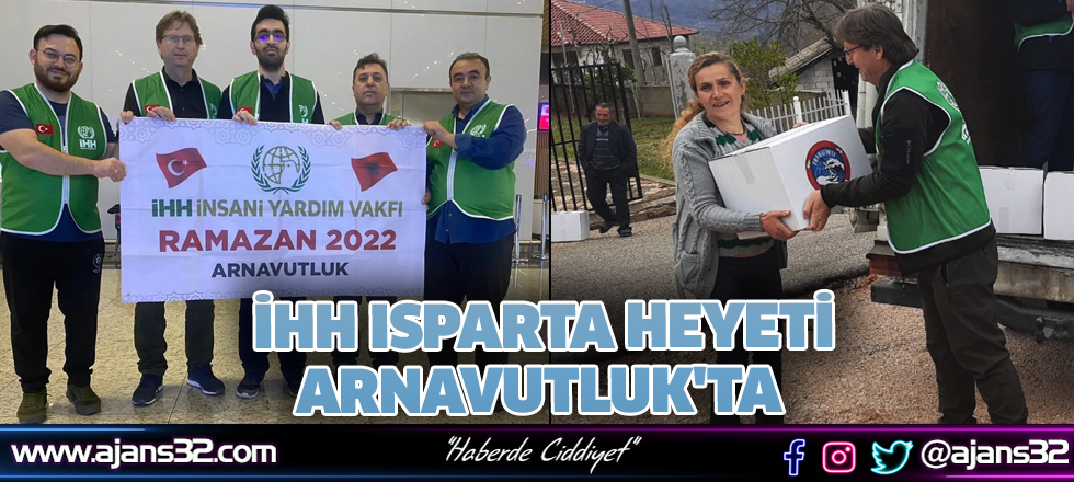 İHH Isparta Heyeti Arnavutluk'ta