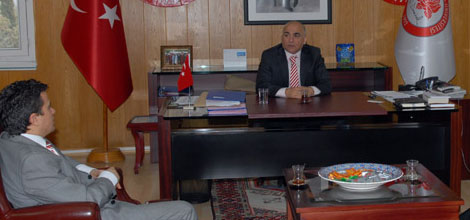 Gazeteciler Cemiyeti Rektörü Ziyaret Etti