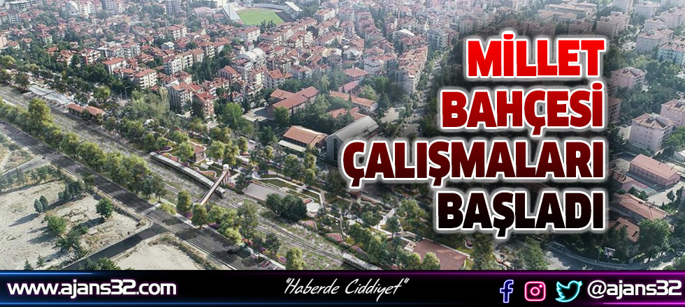 Millet Bahçesi Çalışmaları Başladı