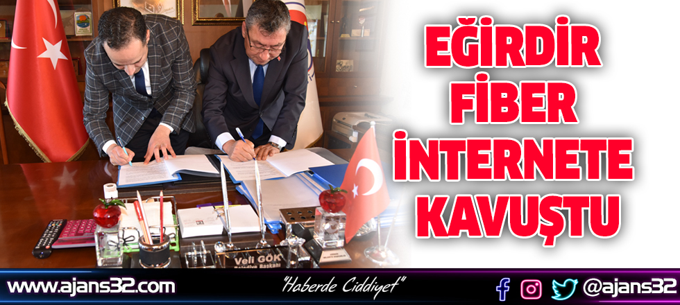 Eğirdir Fiber İnternete Kavuştu