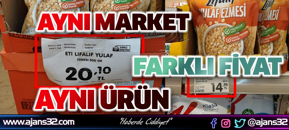 3 Harfli Markette Fiyat Cambazlığı