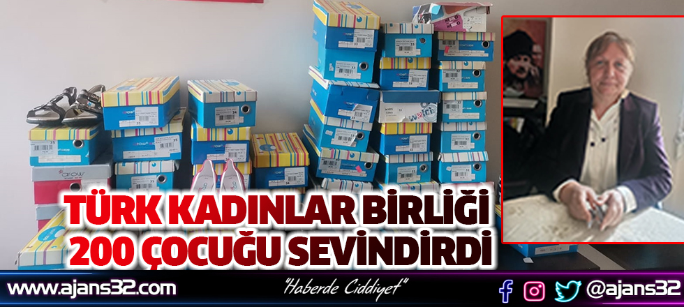 Türk Kadınlar Birliği 200 Çocuğu Sevindirdi