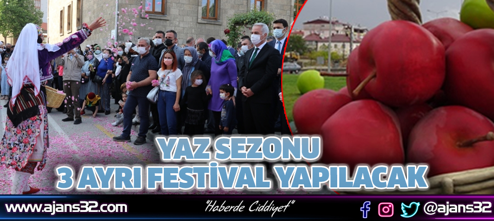 Yaz Sezonu 3 Ayrı Festival Yapılacak