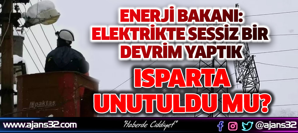 Enerji Bakanı Dönmez "Elektrikte Sessiz Bir Devrim Yaptık"