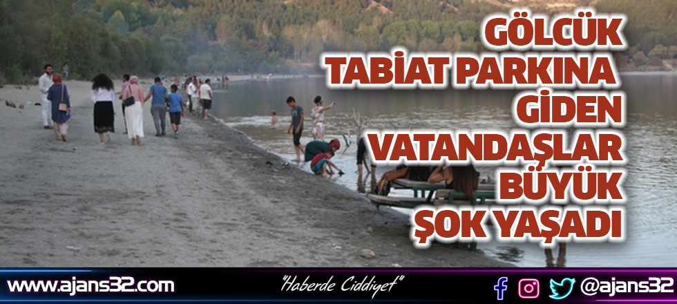 Gölcük Tabiat Parkına Giden Vatandaşlar Büyük Şok Yaşadı