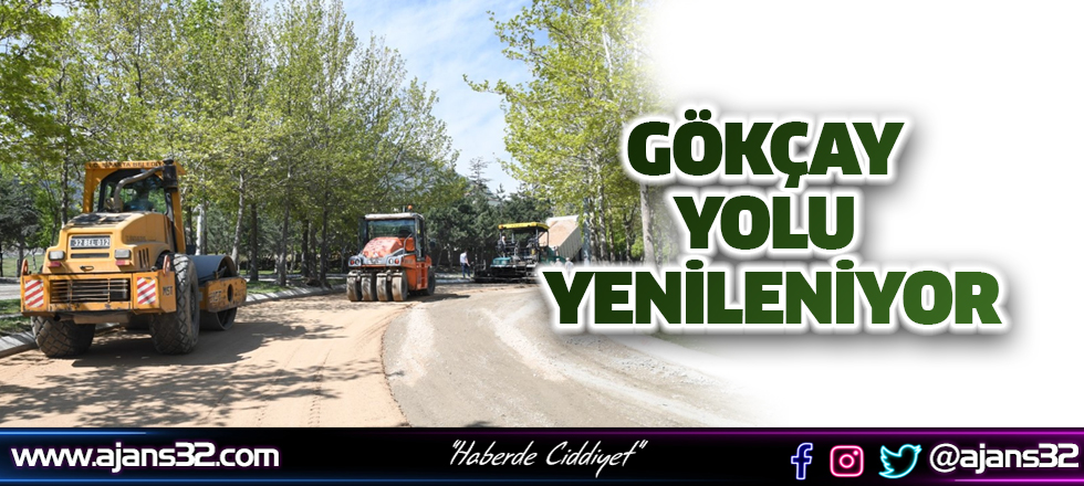 Gökçay Yolu Yenileniyor