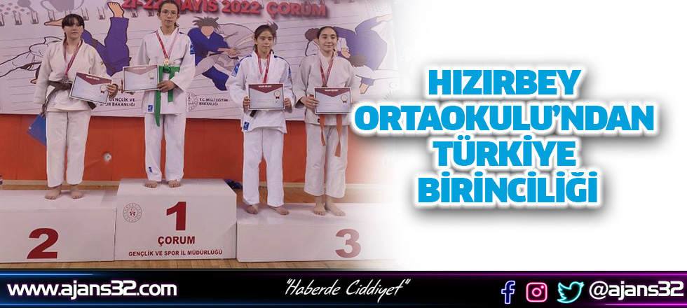 Hızırbey Ortaokulu’ndan Türkiye Birinciliği