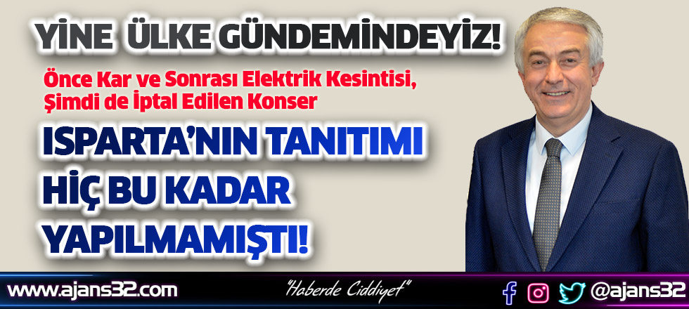 Yine Ülke Gündemindeyiz!