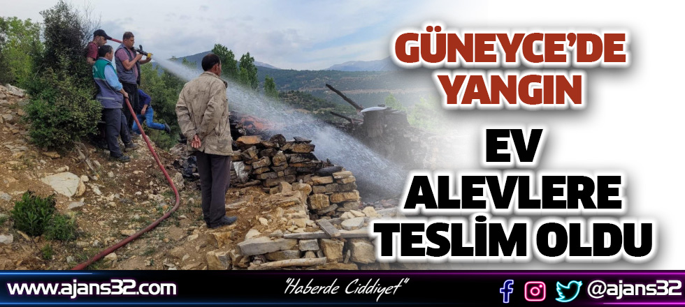 Güneyce’de Ev Alevlere Teslim Oldu