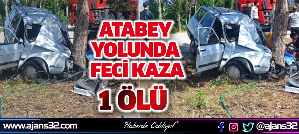 Atabey Yolunda Feci Kaza: 1 Ölü