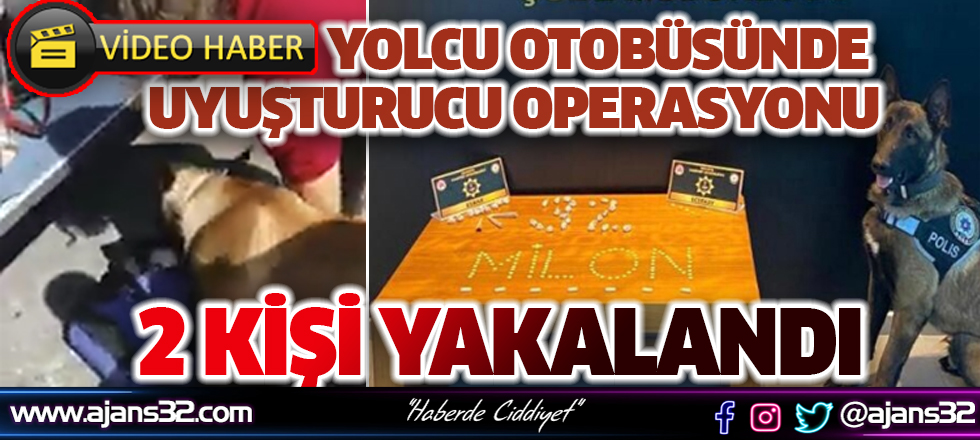 Yolcu Otobüsünde Uyuşturucu Operasyonu