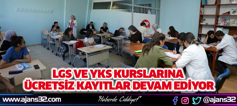 Ücretsiz LGS ve YKS Kurslarına Kayıtlar Devam Ediyor