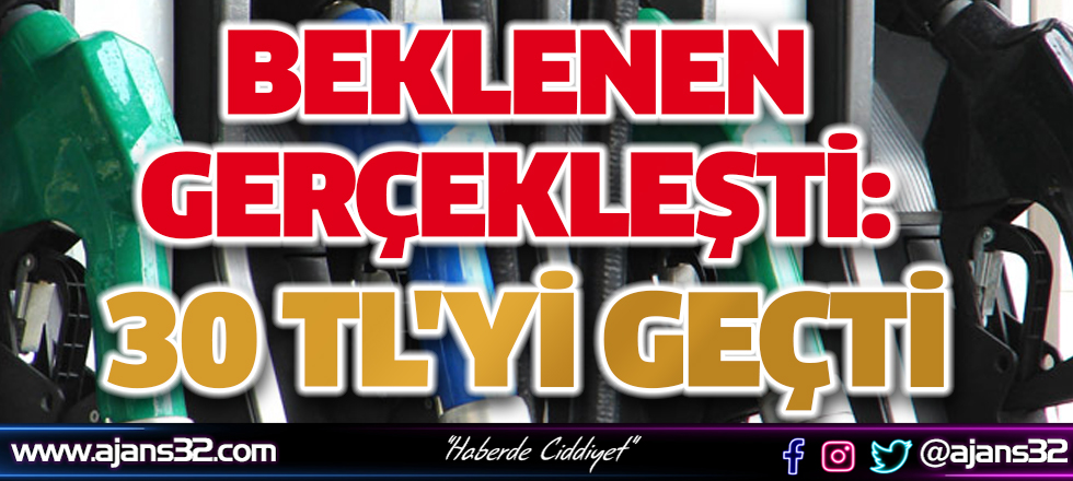 Beklenen Gerçekleşti: 30 TL'yi Geçti