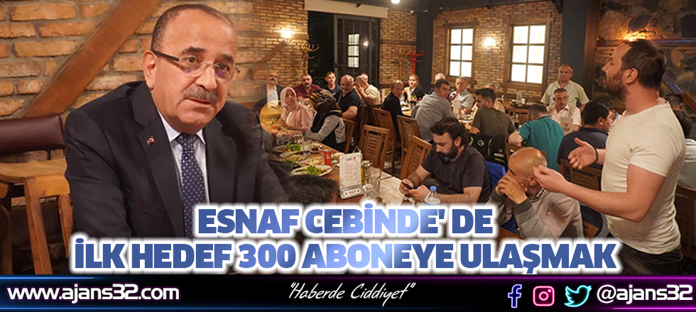 Esnaf Cebinde' de İlk Hedef 300 Abone