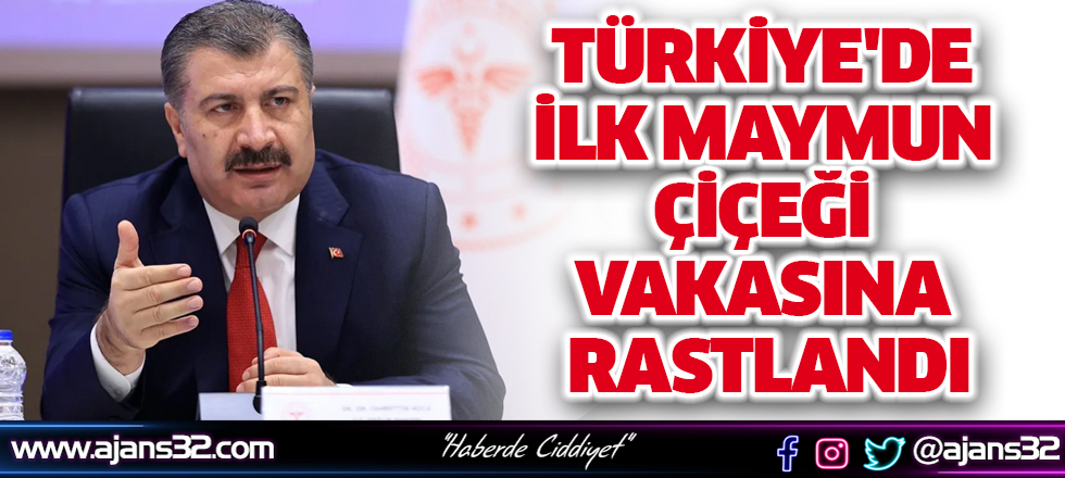 Türkiye'de İlk Maymun Çiçeği Vakasına Rastlandı